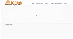 Desktop Screenshot of horizonexports.co.in